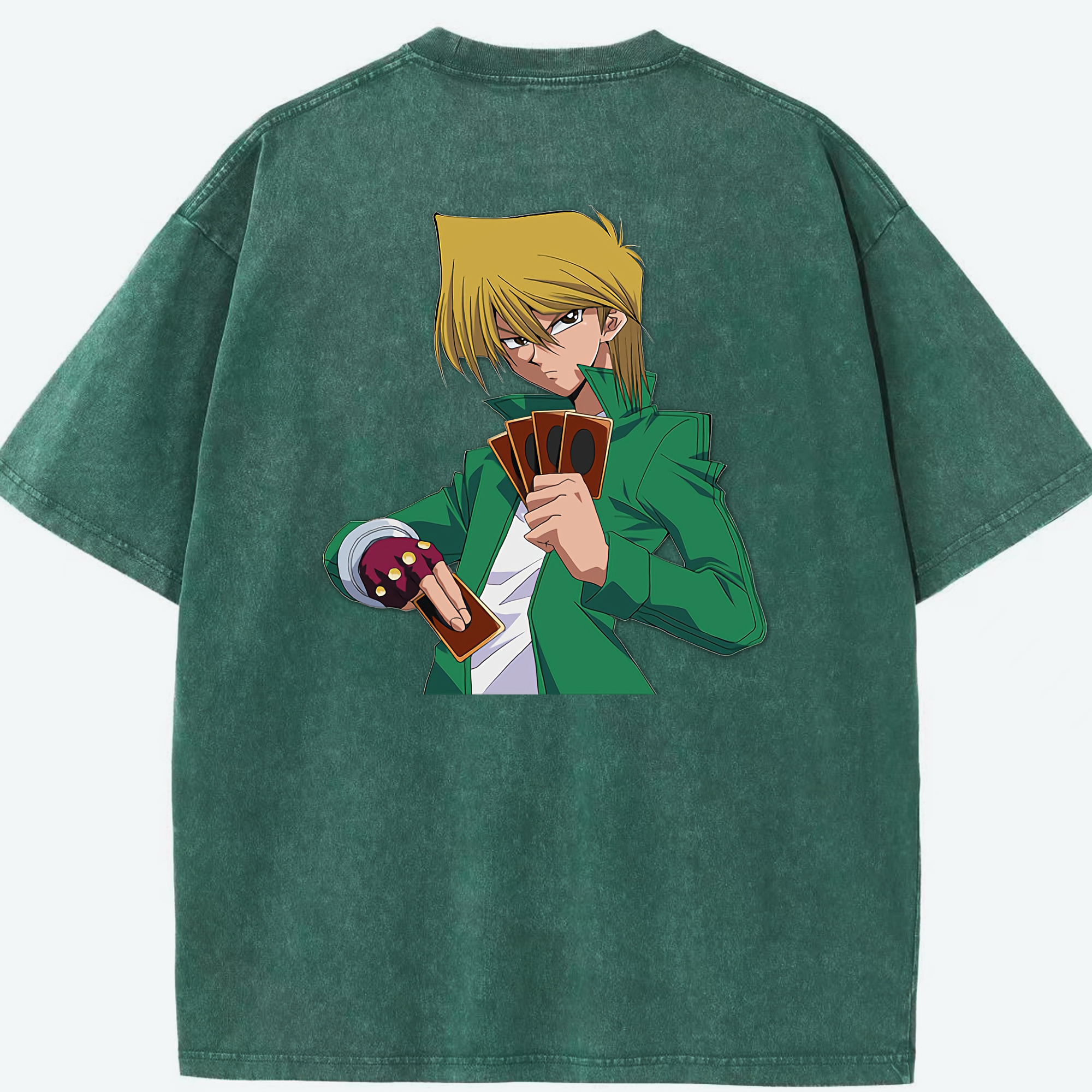 （画像用） 遊☆戯☆王 Yu-Gi-Oh! 綿100% ヴィンテージ風 半袖Tシャツ（背面プリント）